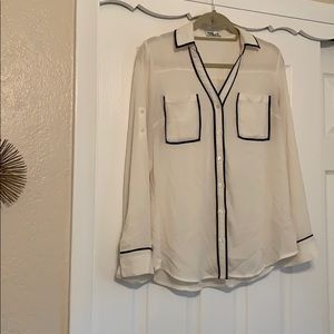 LOFT Button Down Blouse